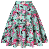 Pink Flamingo Circle Skirt