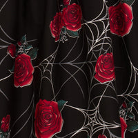 Webs and Roses Sabrina 50's Gathered Swing Skirt