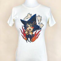 The Good Witch T-Shirt in Ivory