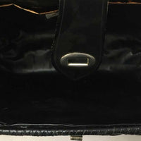 Vintage Black Wicker Handbag