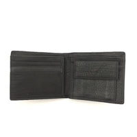 Black Leather Anchor Wallet