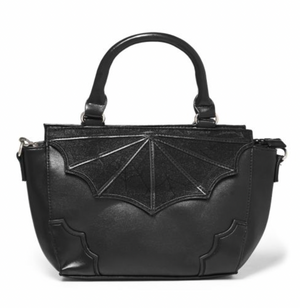 Black Widow Spiderweb Handbag (Crossbody Strap Included)