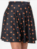 Smak Parlour Black & Orange Pumpkin Sweet Talk Skirt