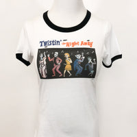 Twistin' The Night Away T-Shirt in White & Black