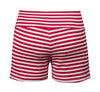 Red Sailor Striped Shorts