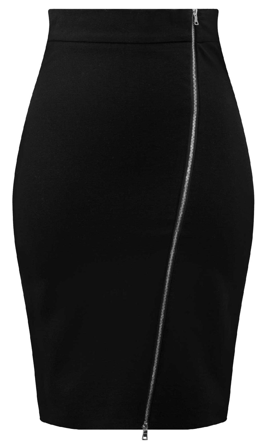 Moto Babe Pencil Skirt in Black