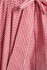 Gingham Swing Skirt with Stretch Waist in Red