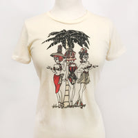 Tropical Heat Wave T-Shirt in Ivory