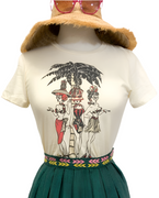 Tropical Heat Wave T-Shirt in Ivory
