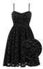 Spooky Bat Mesh Dress in Black