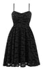 Spooky Bat Mesh Dress in Black