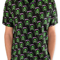 Mens Creature Button Down Shirt