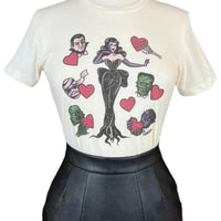 Ghoul's Best Friend Fitted T-Shirt (Ivory or Black)