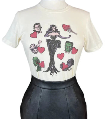 Ghoul's Best Friend Fitted T-Shirt (Ivory or Black)