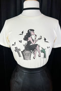Graveyard Glamour Tee (Ivory or Black)