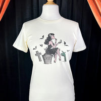Graveyard Glamour Tee (Ivory or Black)