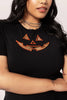 Jack-O-Lantern Knit Pumpkin Sweater Top