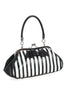 Night of Mystery Striped Handbag