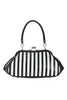 Night of Mystery Striped Handbag
