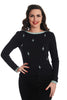 Lucky Strike Retro Star Sweater Top