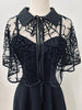 Spiderweb Cape in Black