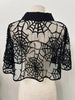 Spiderweb Cape in Black