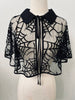 Spiderweb Cape in Black