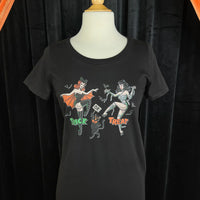 Spooky Stomp Fitted Tee (Ivory or Black)