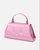 Rumbler Cadi Handbag in Pink Metal Flake