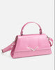 Rumbler Cadi Handbag in Pink Metal Flake