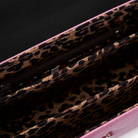 Rumbler Cadi Handbag in Pink Metal Flake