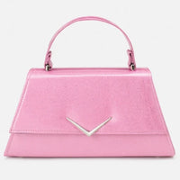 Rumbler Cadi Handbag in Pink Metal Flake