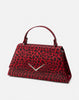 Rumbler Cadi Handbag in Red & Black Leopard