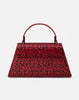Rumbler Cadi Handbag in Red & Black Leopard