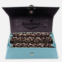 Rumbler Cadi Handbag in Blue Metal Flake