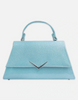 Rumbler Cadi Handbag in Blue Metal Flake