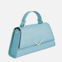 Rumbler Cadi Handbag in Blue Metal Flake