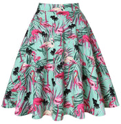 Pink Flamingo Circle Skirt