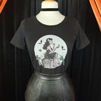 Graveyard Glamour Tee (Ivory or Black)