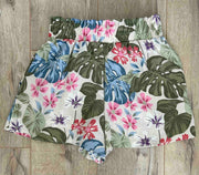 Tropical Print Banana Leaf Shorts