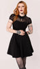 Viola Spiderweb Dress in Black