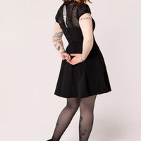 Viola Spiderweb Dress in Black