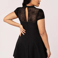 Viola Spiderweb Dress in Black