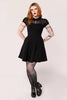 Viola Spiderweb Dress in Black