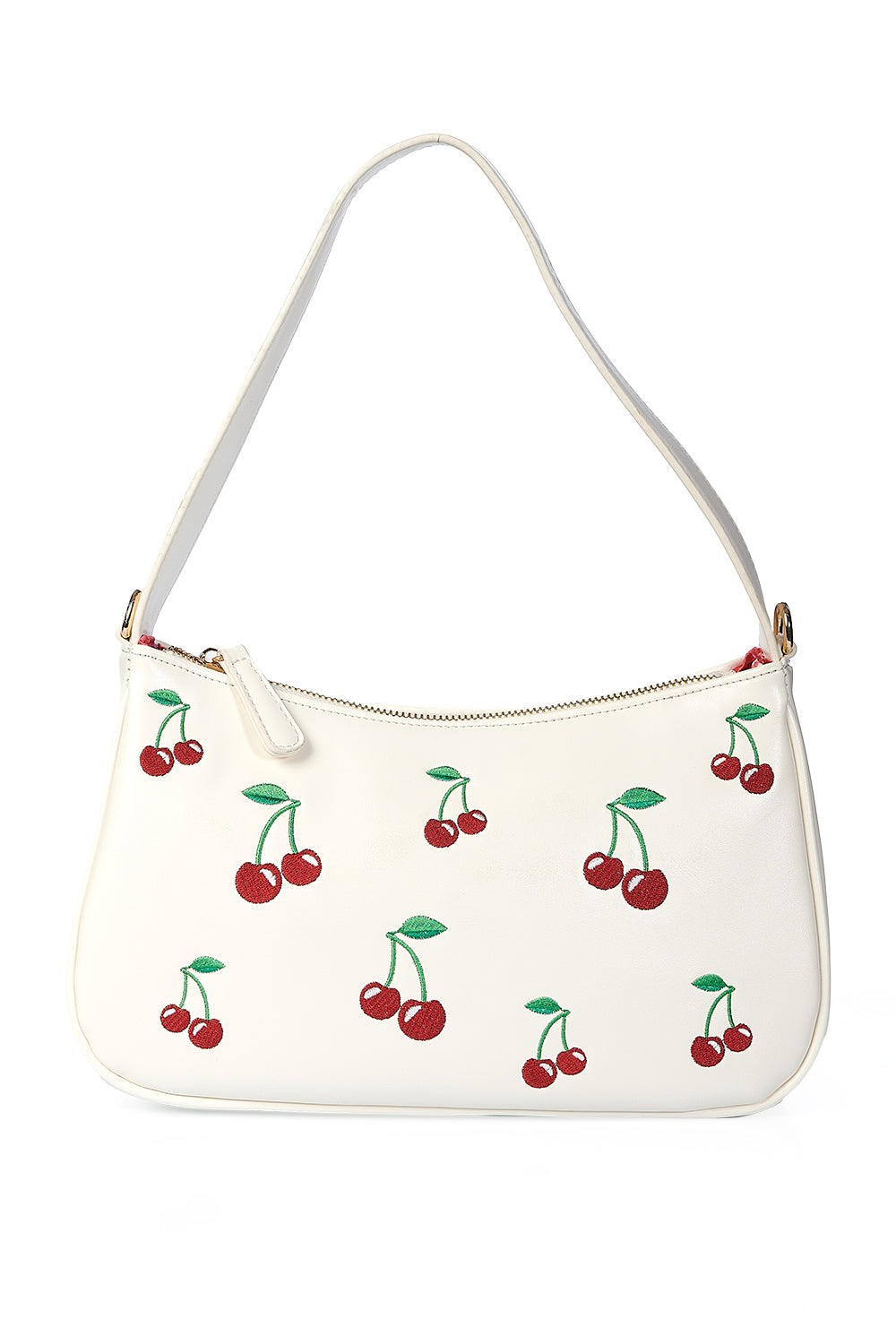 Wild Cherry Shoulder Bag in Off White