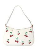 Wild Cherry Shoulder Bag in Off White