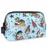 Aloha Makeup Bag in Blue