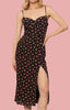 Betsey Babe Rose Print Dress in Black