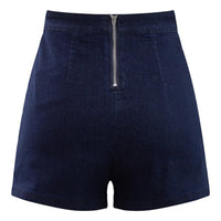 Retro Babe High Waisted Denim Shorts
