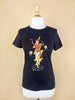 Jungle Rock Fitted Tee in Black